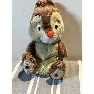 Vintage Dale Walt Disney Productions Plush - Stuffed Animal 8in Chip & Dale